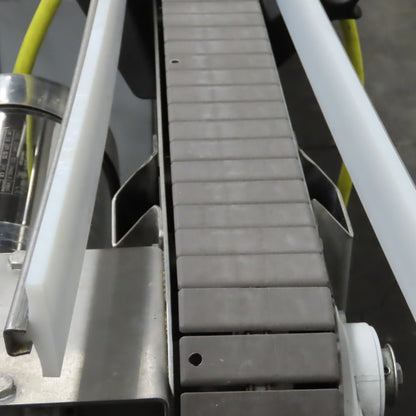 11' Long x 3-1/4" Variable Speed Stainless Slide Bed Conveyor 120V 1PH 0-48.5FPM