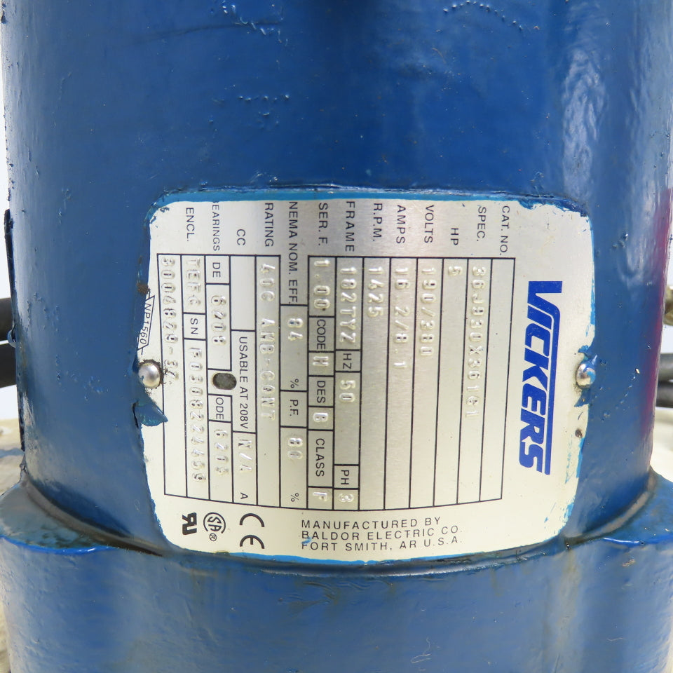 Eaton Vickers 4995690 22GAL Hydraulic Power Unit 5HP 230/460V