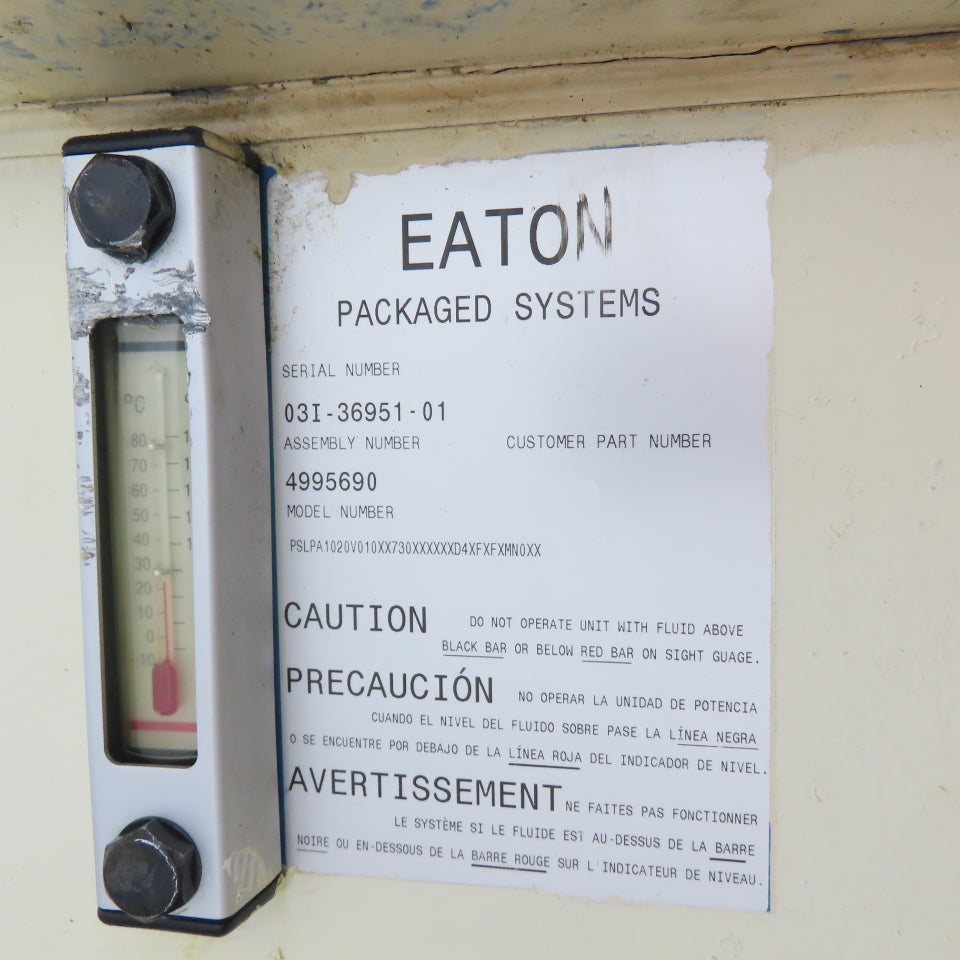 Eaton Vickers 4995690 22GAL Hydraulic Power Unit 5HP 230/460V
