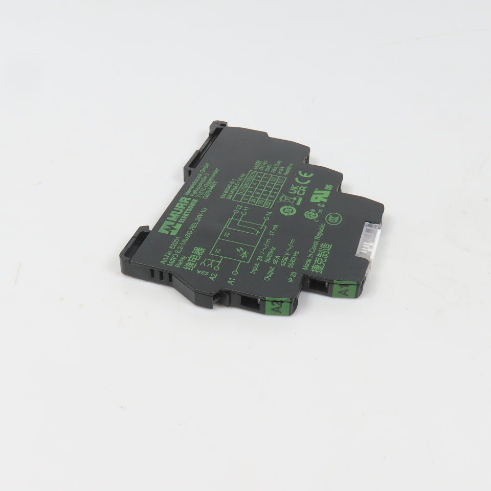 Murr Elektronik 52001 MIRO 6,2-1AUSG.REL.24V-1U Output Relay 24V In 250VAC Out