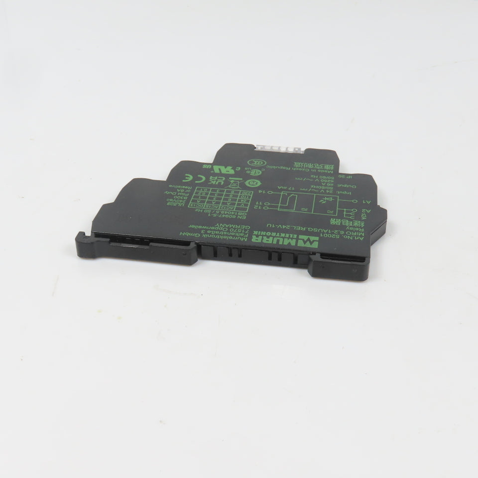 Murr Elektronik 52001 MIRO 6,2-1AUSG.REL.24V-1U Output Relay 24V In 250VAC Out