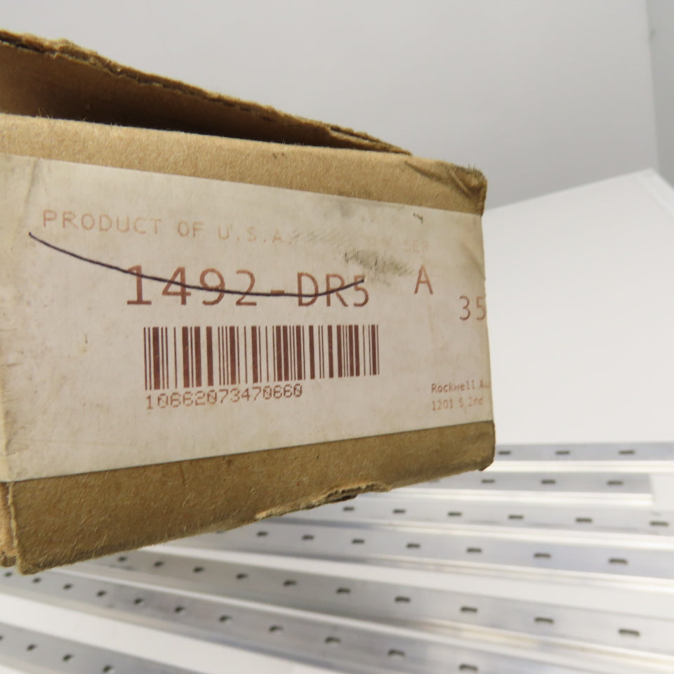 Allen Bradley 1492-DR5 35 x 7.5mm x 39" Long DIN Rail Mounting Rail Lot/7