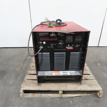 Lincoln Idealarc CV-400 400A 36V DC Arc Welder Power Source 230/460V 3PH Tested