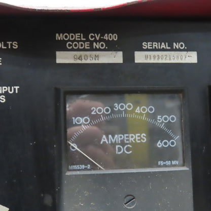 Lincoln Idealarc CV-400 400A 36V DC Arc Welder Power Source 230/460V 3PH Tested