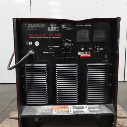 Lincoln Idealarc CV-400 400A 36V DC Arc Welder Power Source 230/460V 3PH Tested