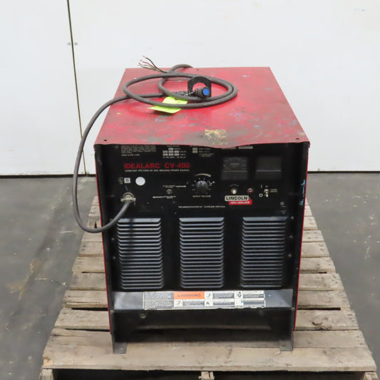 Lincoln Idealarc CV-400 400A 36V DC Arc Welder Power Source 230/460V 3PH Tested