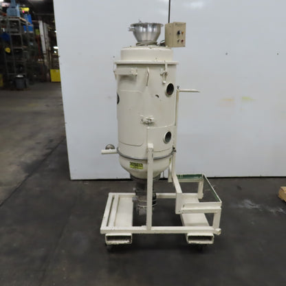 Una-Dyn Model 100# Modular Solid Cone Drying Hopper W/ Casters
