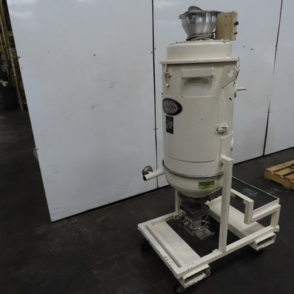 Una-Dyn Model 100# Modular Solid Cone Drying Hopper W/ Casters
