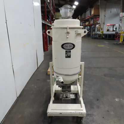 Una-Dyn Model 100# Modular Solid Cone Drying Hopper W/ Casters