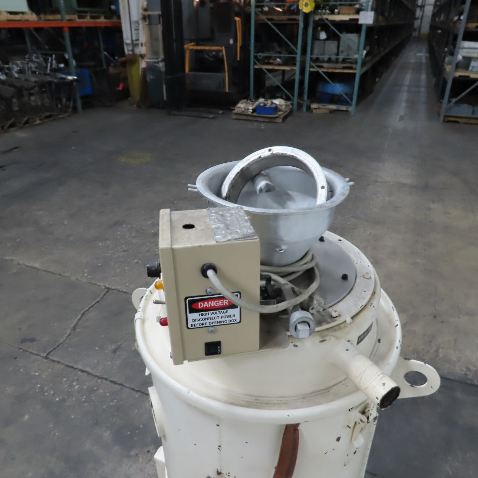 Una-Dyn Model 100# Modular Solid Cone Drying Hopper W/ Casters
