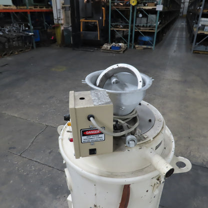 Una-Dyn Model 100# Modular Solid Cone Drying Hopper W/ Casters