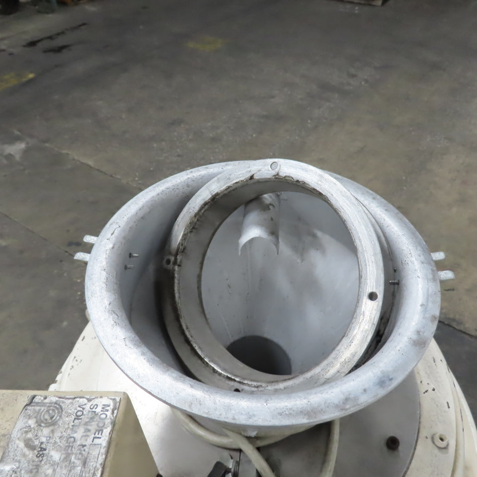 Una-Dyn Model 100# Modular Solid Cone Drying Hopper W/ Casters
