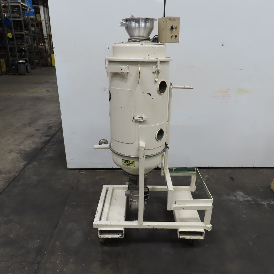 Una-Dyn Model 100# Modular Solid Cone Drying Hopper W/ Casters
