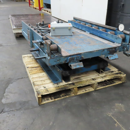 Southworth LS4-36 4000LB Electric Scissor Lift Table 56" x 40" 3PH W/Rollers