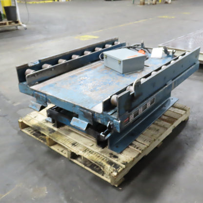 Southworth LS4-36 4000LB Electric Scissor Lift Table 56" x 40" 3PH W/Rollers