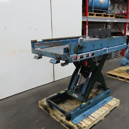 Southworth LS4-36 4000LB Electric Scissor Lift Table 56" x 40" 3PH W/Rollers