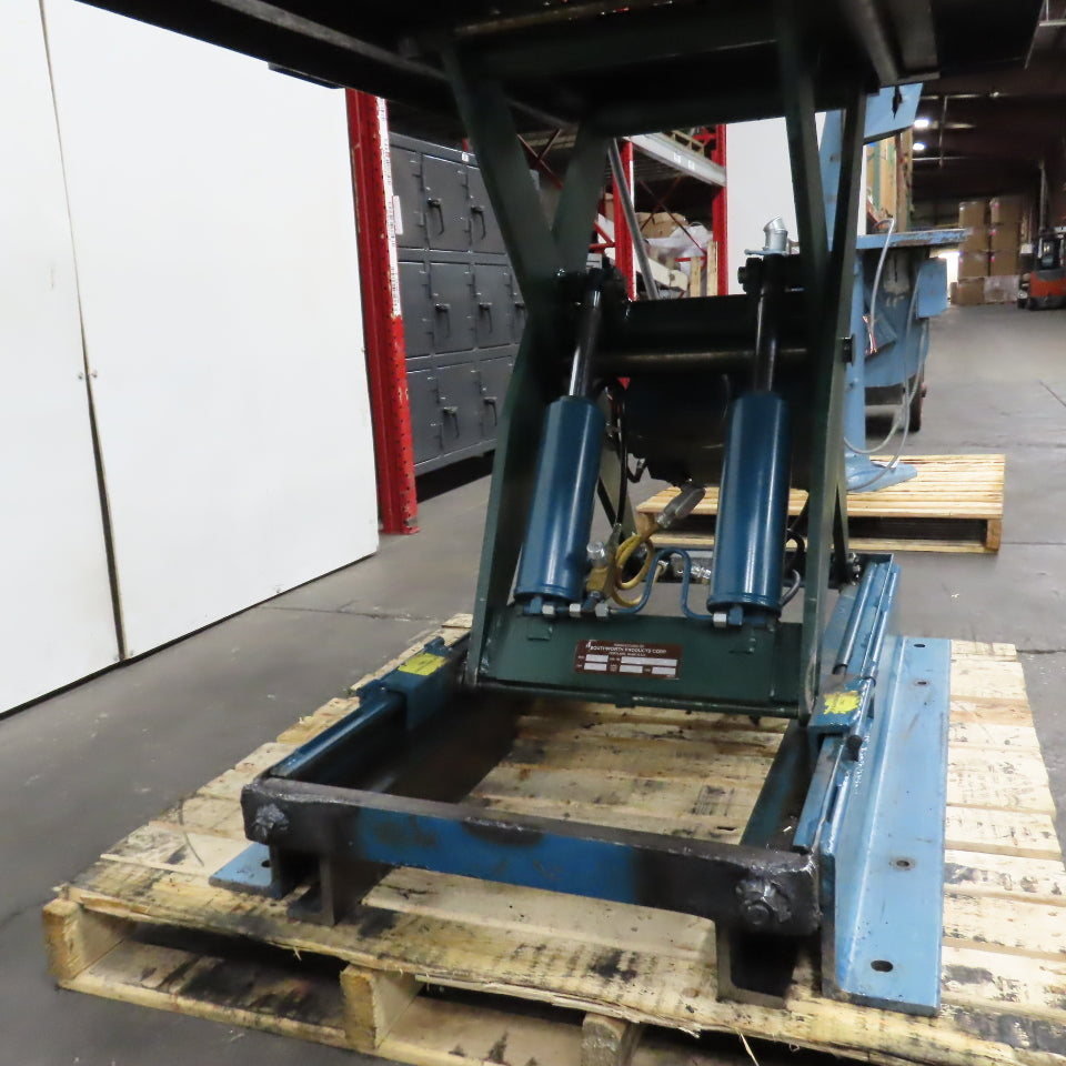 Southworth LS4-36 4000LB Electric Scissor Lift Table 56" x 40" 3PH W/Rollers