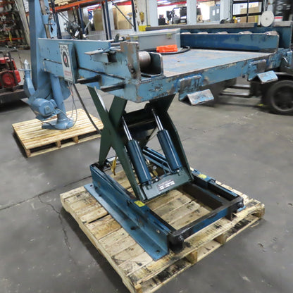 Southworth LS4-36 4000LB Electric Scissor Lift Table 56" x 40" 3PH W/Rollers