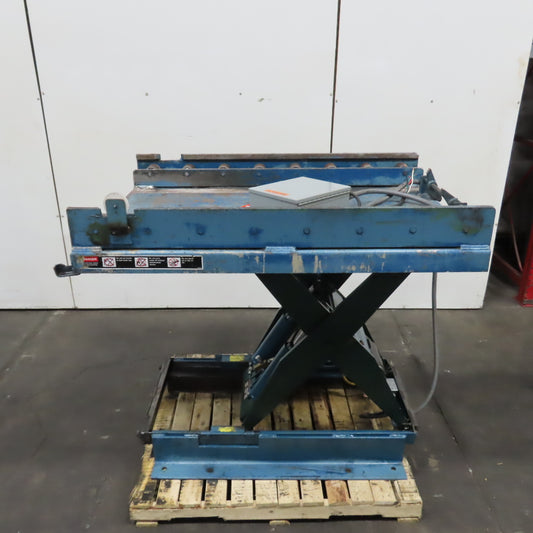 Southworth LS4-36 4000LB Electric Scissor Lift Table 56" x 40" 3PH W/Rollers