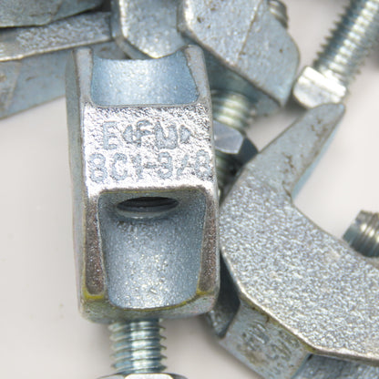 BC13/8 3/8" Electro-Galvanized Cast Iron Beam Clamp Lot Of 27