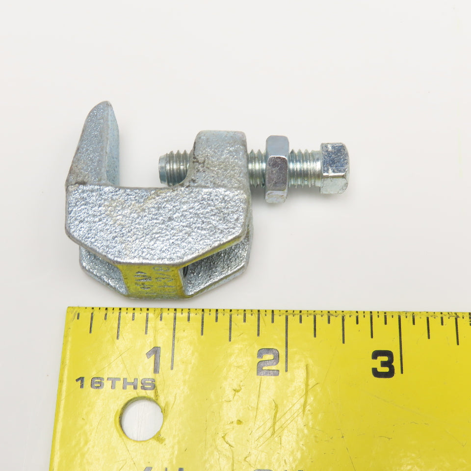 BC13/8 3/8" Electro-Galvanized Cast Iron Beam Clamp Lot Of 27