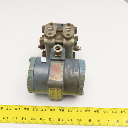 Foxboro 823DP-I3S1NH2-Y Stainless Steel Valve W/ Pressure Transmitter 1/4" NPT