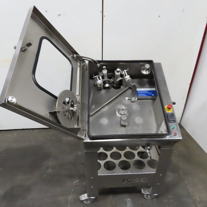 Weber KSG 470 Horizontal Disc Knife Wet Sharpening Machine 480V 3PH Tested