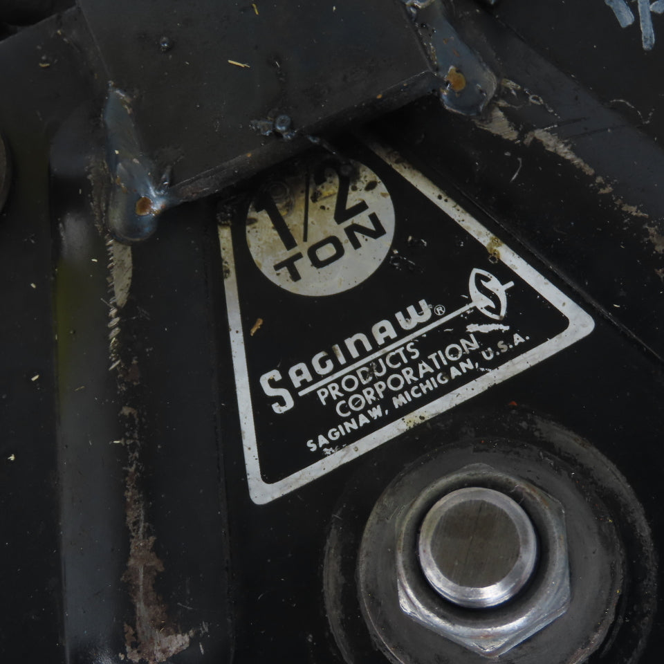Saginaw 1/2 Ton Push/Pull Ball Bearing Hoist Trolley 4" -6" Flange