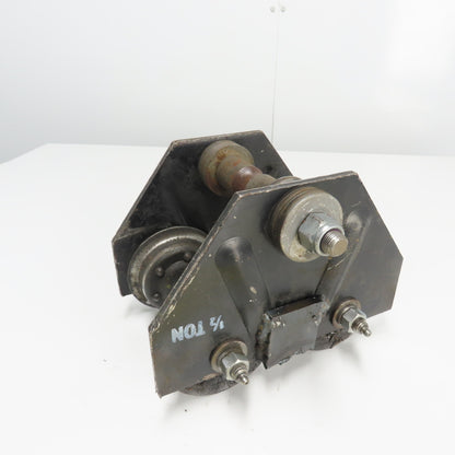 Saginaw 1/2 Ton Push/Pull Ball Bearing Hoist Trolley 4" -6" Flange