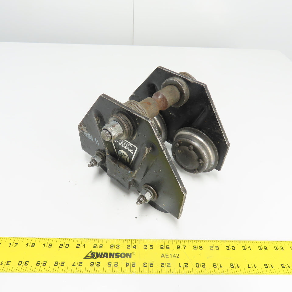 Saginaw 1/2 Ton Push/Pull Ball Bearing Hoist Trolley 4" -6" Flange