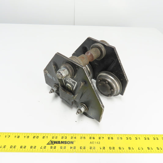 Saginaw 1/2 Ton Push/Pull Ball Bearing Hoist Trolley 4" -6" Flange