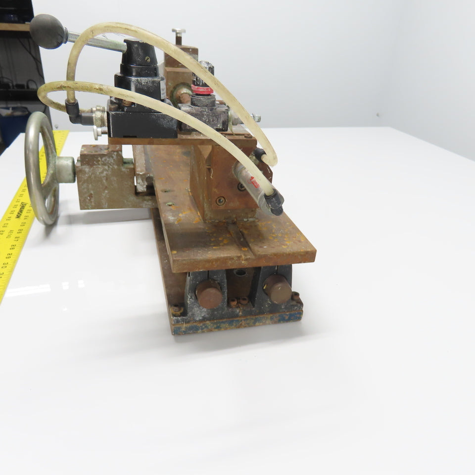 7" Slide manual Bed Traverse Drill Press Instrument Holder Assembly