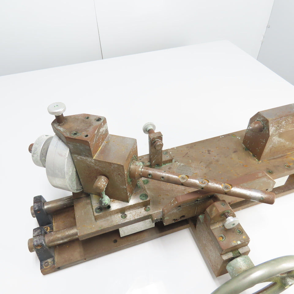 7" Slide manual Bed Traverse Drill Press Instrument Holder Assembly