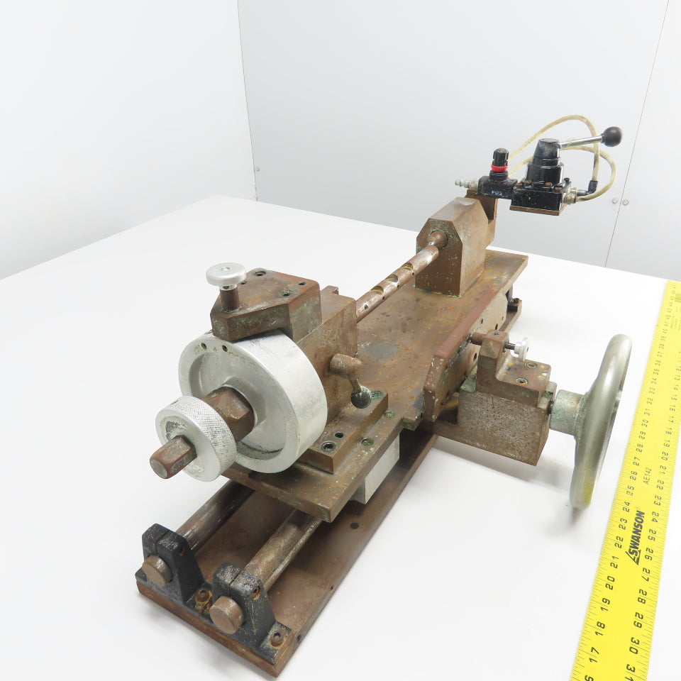 7" Slide manual Bed Traverse Drill Press Instrument Holder Assembly