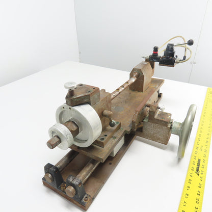 7" Slide manual Bed Traverse Drill Press Instrument Holder Assembly