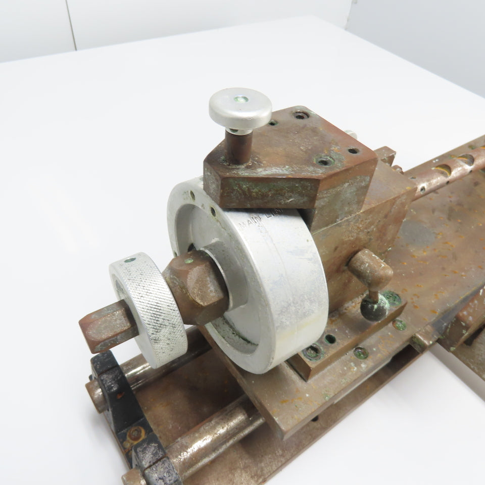 7" Slide manual Bed Traverse Drill Press Instrument Holder Assembly