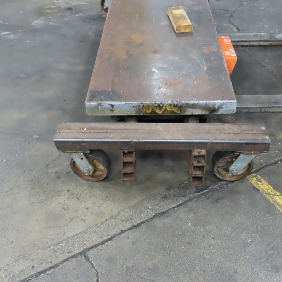 American 2000LB 48"x24" Portable Electric Scissor Lift Table 120/230V 1PH 47" H