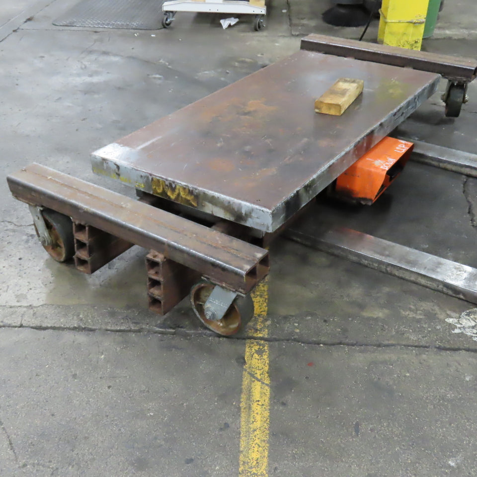 American 2000LB 48"x24" Portable Electric Scissor Lift Table 120/230V 1PH 47" H