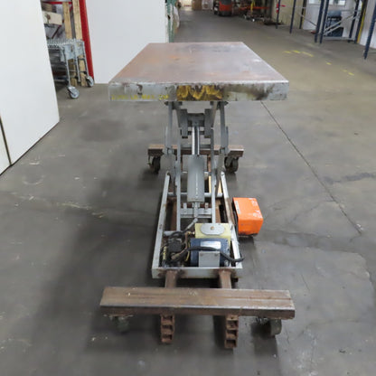 American 2000LB 48"x24" Portable Electric Scissor Lift Table 120/230V 1PH 47" H