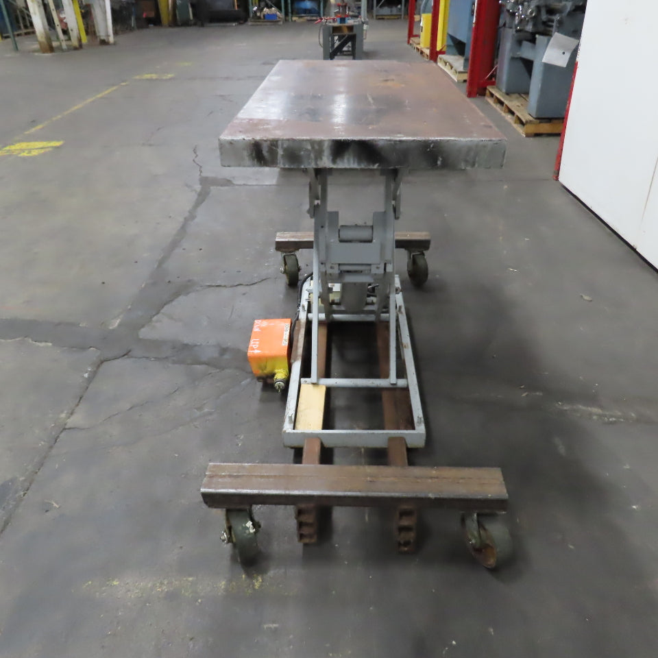 American 2000LB 48"x24" Portable Electric Scissor Lift Table 120/230V 1PH 47" H