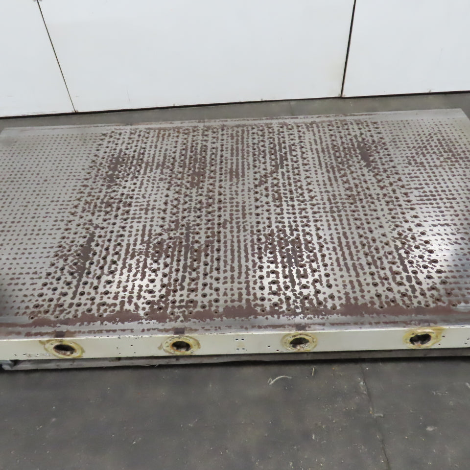 101" x 55" Downdraft Suction Table 59" x 49" Work Area From A Wide Belt Sander
