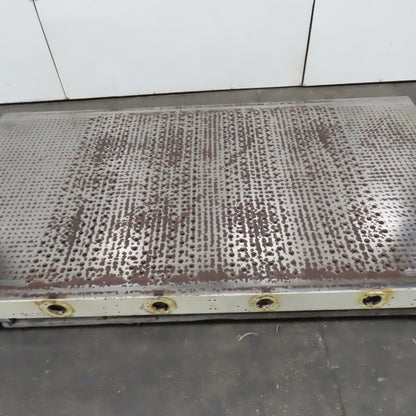 101" x 55" Downdraft Suction Table 59" x 49" Work Area From A Wide Belt Sander