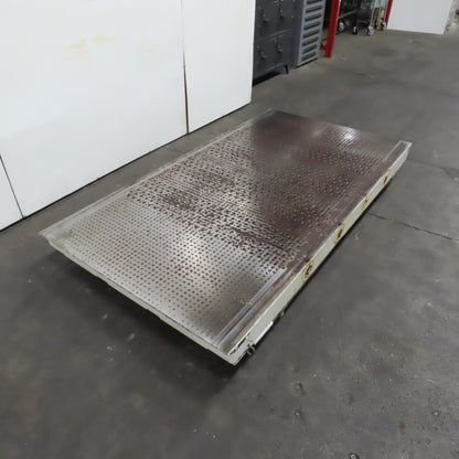 101" x 55" Downdraft Suction Table 59" x 49" Work Area From A Wide Belt Sander