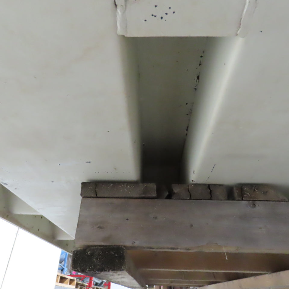 101" x 55" Downdraft Suction Table 59" x 49" Work Area From A Wide Belt Sander