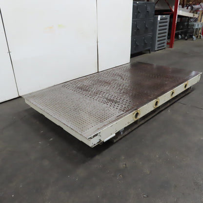 101" x 55" Downdraft Suction Table 59" x 49" Work Area From A Wide Belt Sander