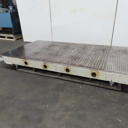101" x 55" Downdraft Suction Table 59" x 49" Work Area From A Wide Belt Sander