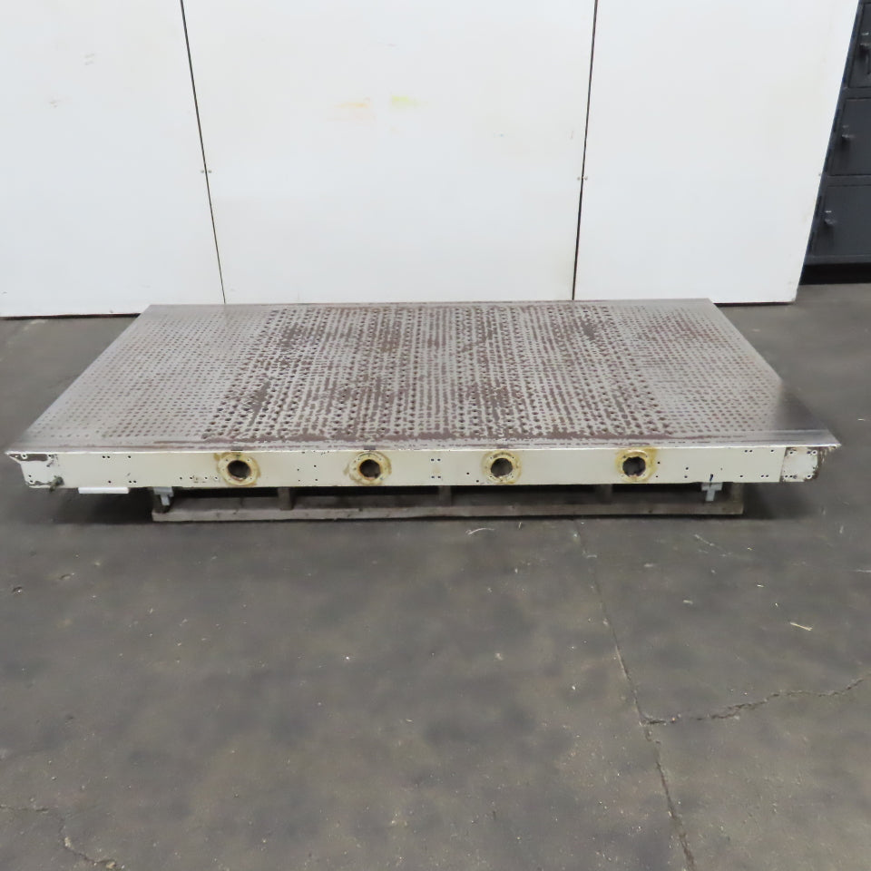 101" x 55" Downdraft Suction Table 59" x 49" Work Area From A Wide Belt Sander