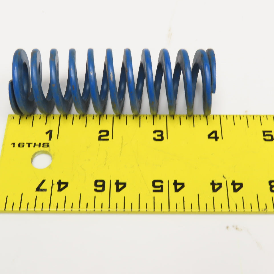 5/8" x 1-1/4" Flat Wire Compression Blue Die Spring 3.60" OAL Lot Of 8