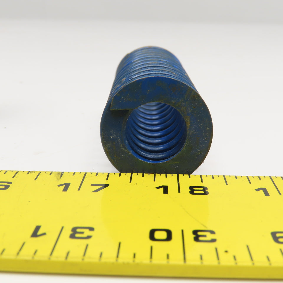 5/8" x 1-1/4" Flat Wire Compression Blue Die Spring 3.60" OAL Lot Of 8