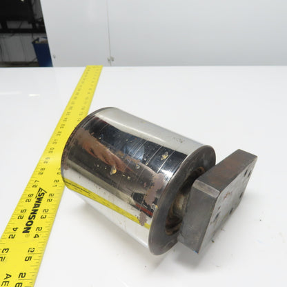 4-1/2" OD x 4-7/8" Wide Chrome Plated Bearing Roller From SCM Belt Sander